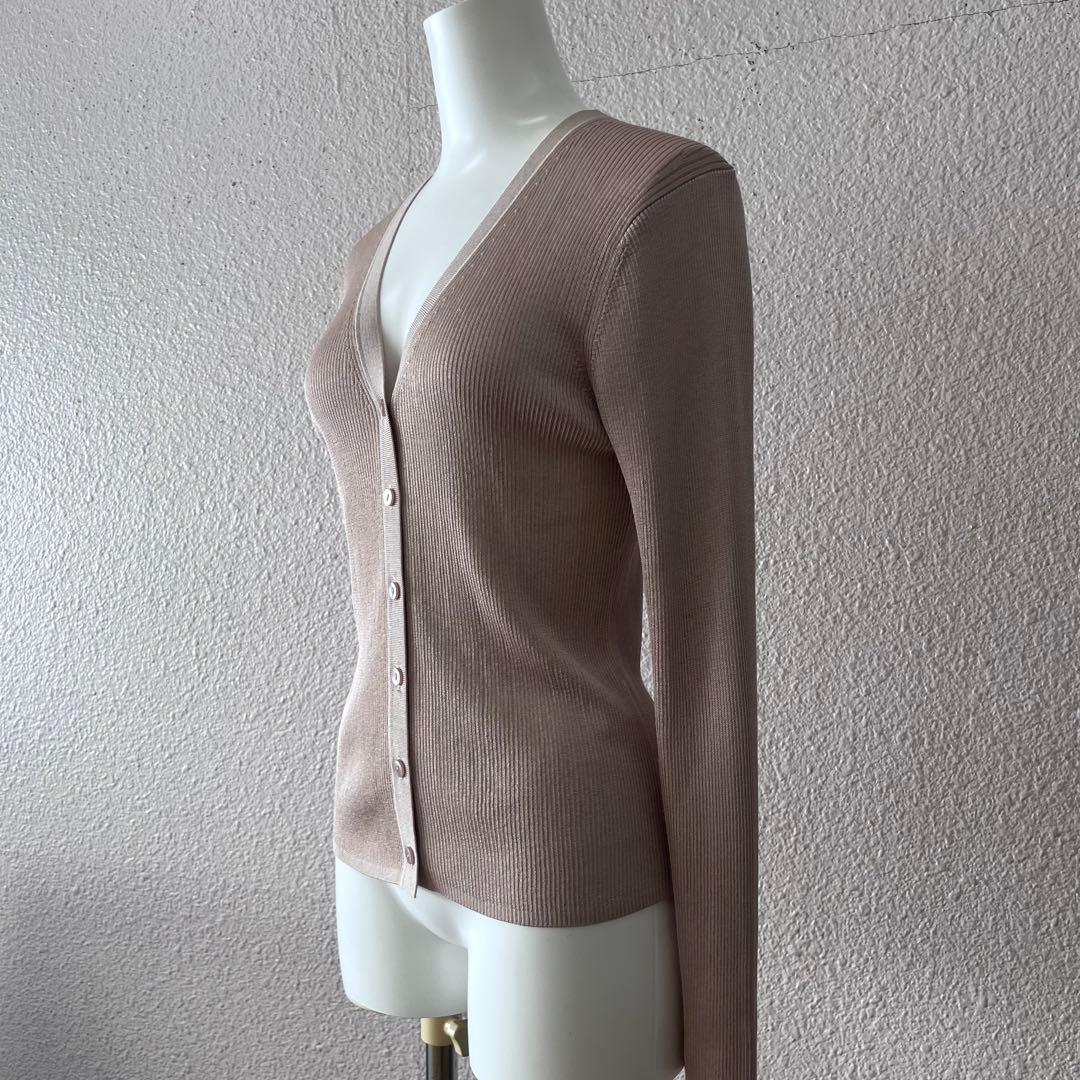◆美品◆ANAYI アセテート ポリエステル Ｖネック カーディガン　近年