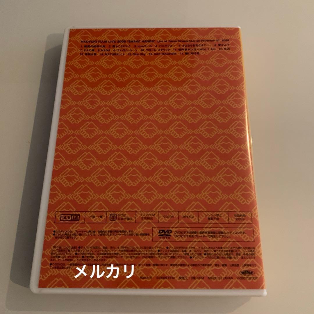 藤井尚之 LIVE 2008 SHAKE HANDS DVD