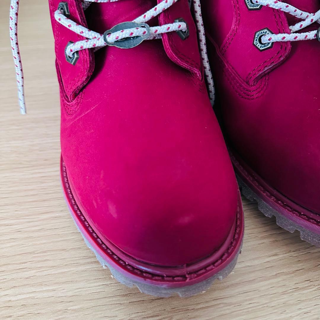 Timberland (女性)ブーツ　ワインレッド