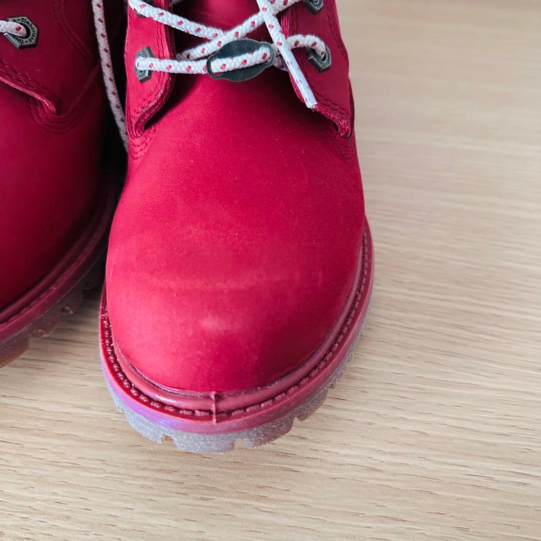 Timberland (女性)ブーツ　ワインレッド