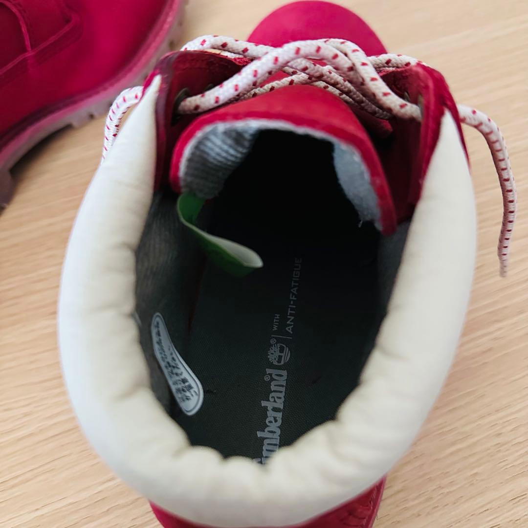 Timberland (女性)ブーツ　ワインレッド