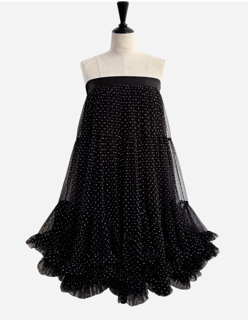 shellerシェリエ　2way dot bloom skirt