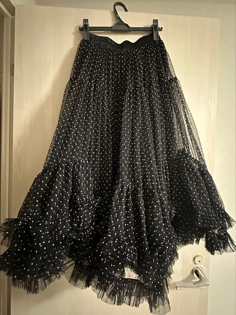 shellerシェリエ　2way dot bloom skirt