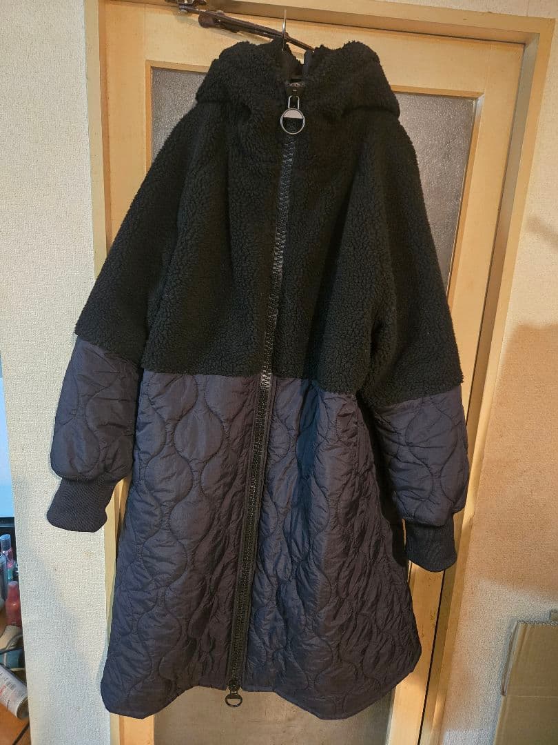 ビッグファスナー ロングコート #ユニセックス