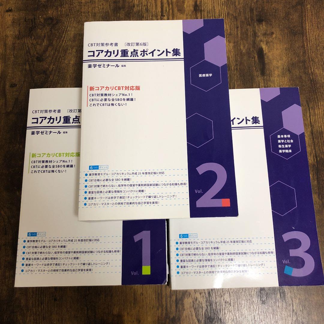 3月限定　コアカリ重点ポイント集　Vol.1, 2, 3 15,000円相当