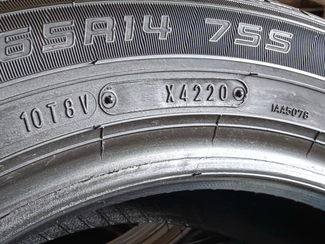 タイヤ・ホイール (594)155/65R14 DUNLOP EC202 SUMMER TIRES