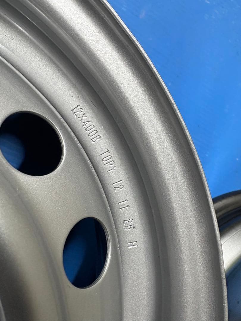 ダイハツ純正鉄ホイール シルバー 4本セット 新車外し 美品
