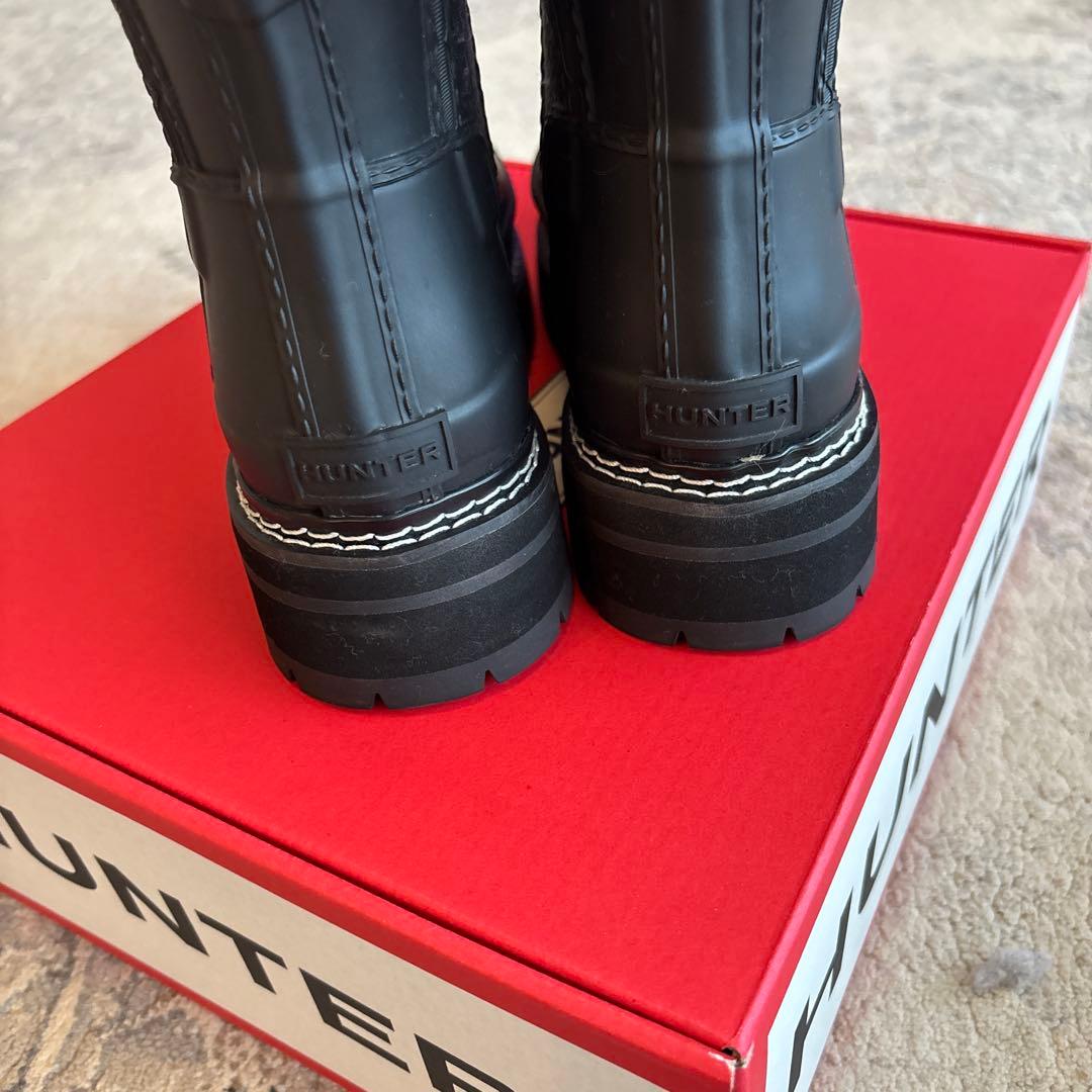 HUNTER ブラック レインブーツ　UK4 EU37 Mサイズ