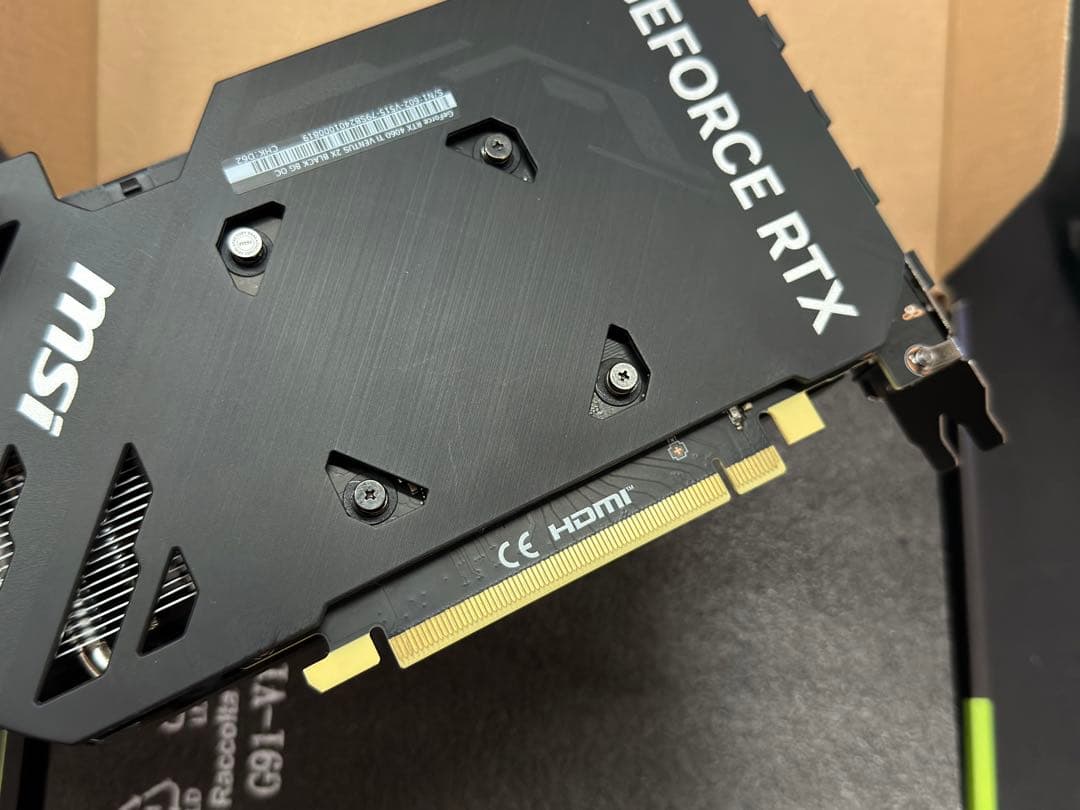 ジャンク- MSI GeForce RTX 4060 Ti Ventus 2X