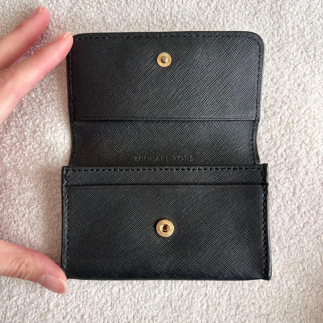 【新品】マイケルコース MICHEALKORS 名刺入れ カードケース ブラック