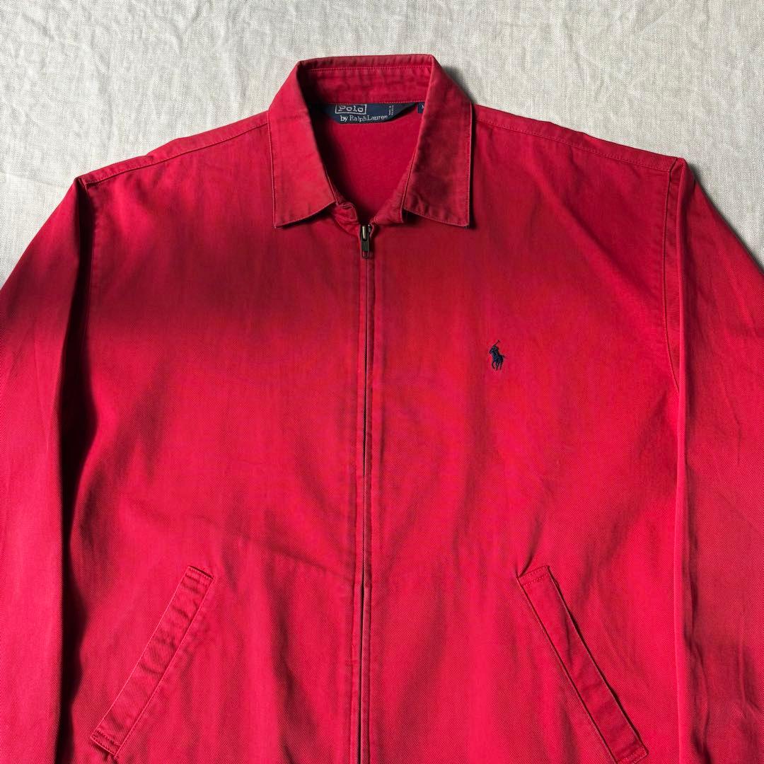 90’s Polo by Ralph Lauren レッド 赤 スウィングトップ