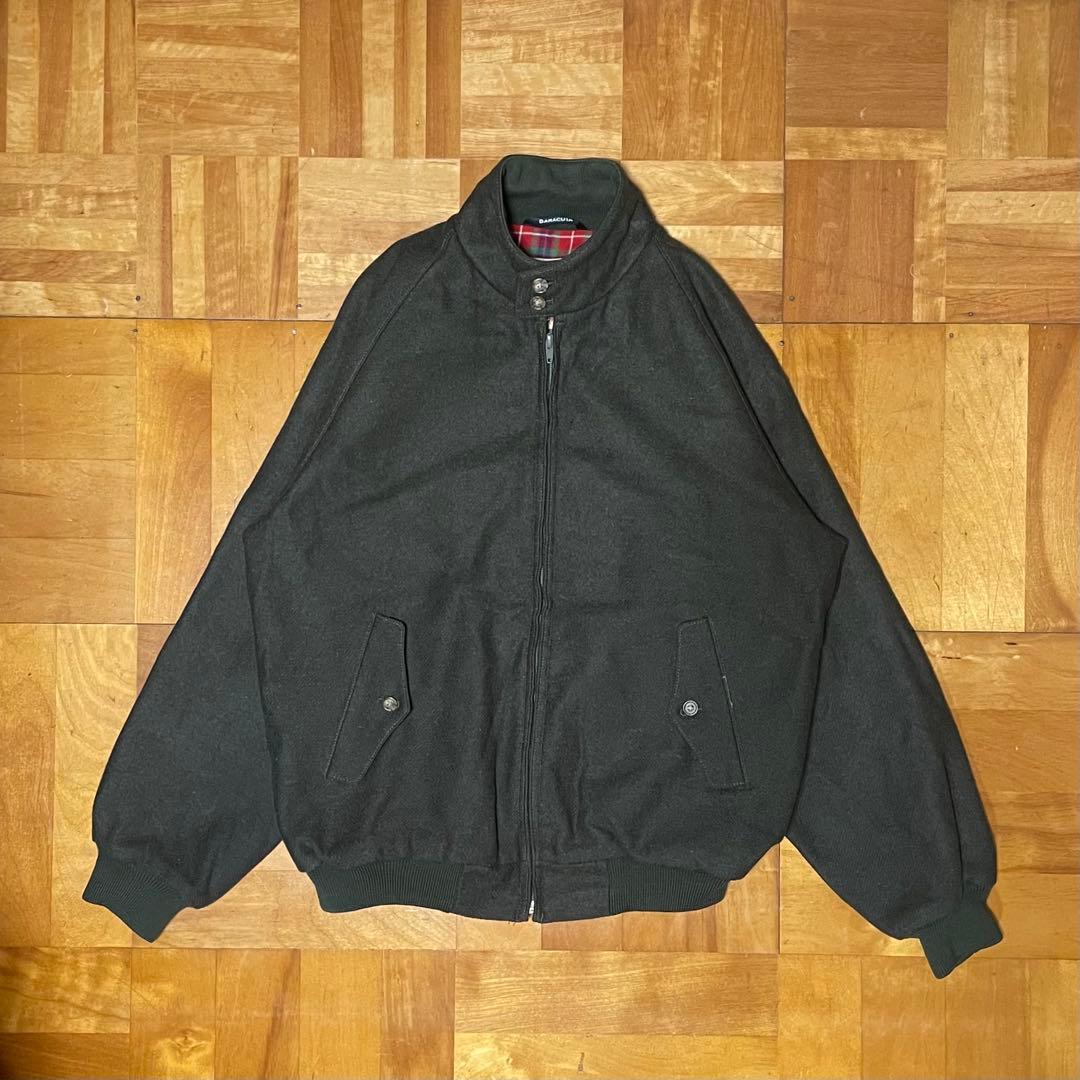 G*N様 【希少✨】90s BARACUTA G9 オリーブ ウール ハリントン