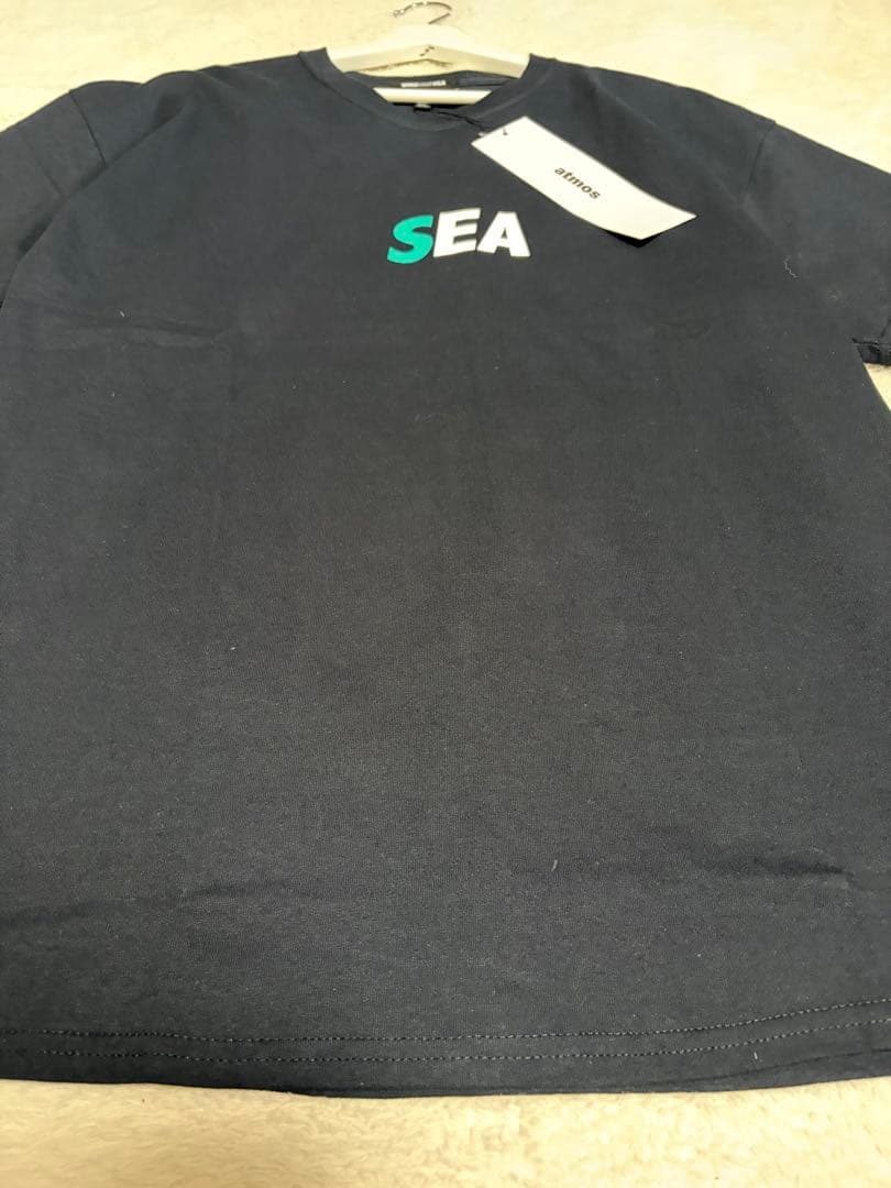 新品未使用タグ付き　wind and sea×atmos ロゴコラボtシャツ