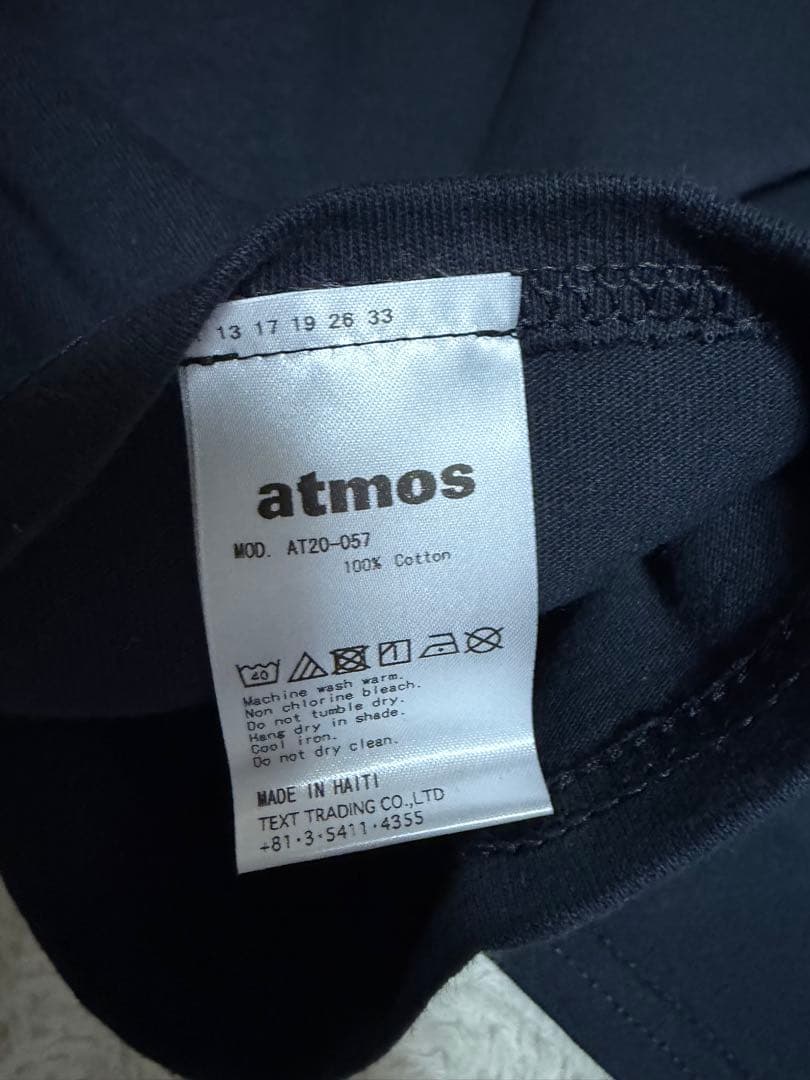 新品未使用タグ付き　wind and sea×atmos ロゴコラボtシャツ