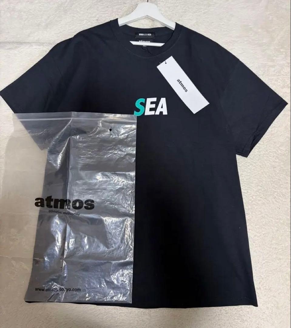 新品未使用タグ付き　wind and sea×atmos ロゴコラボtシャツ