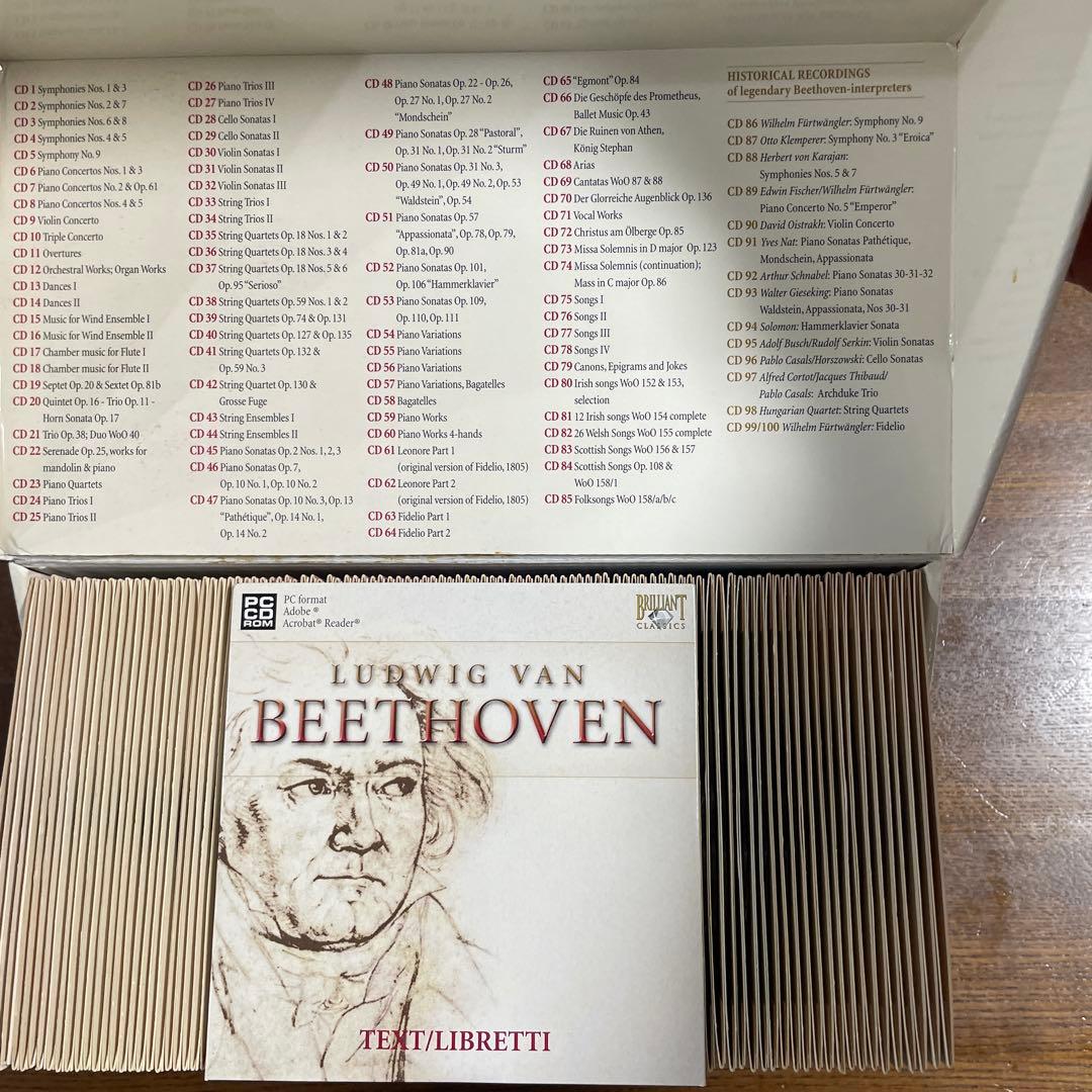 廃盤CDBOX　ベートーヴェン主要作品全集＋歴史的録音集（100CD）