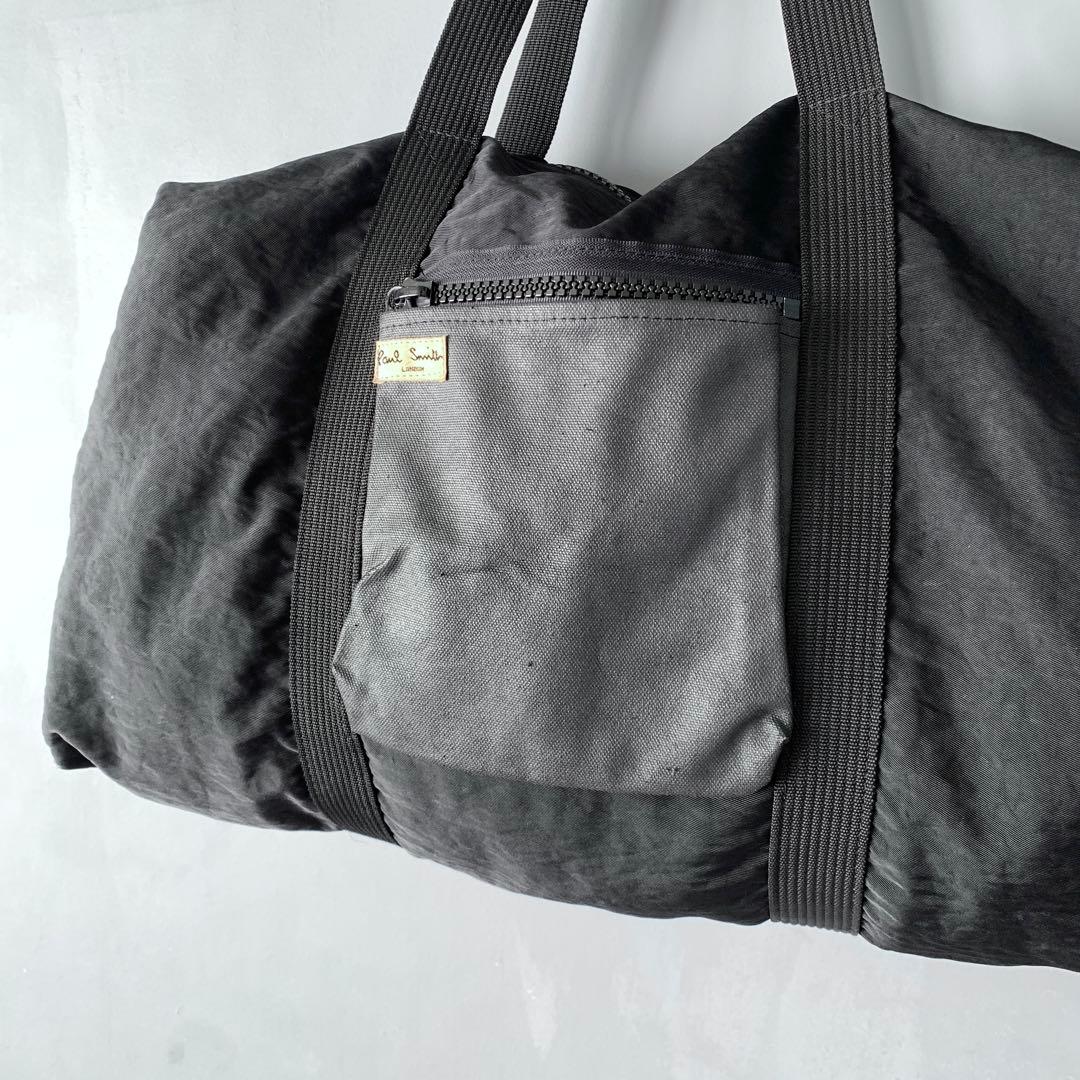 Paul Smith 90’s ブラックボストンバッグ ポールスミス アーカイブ