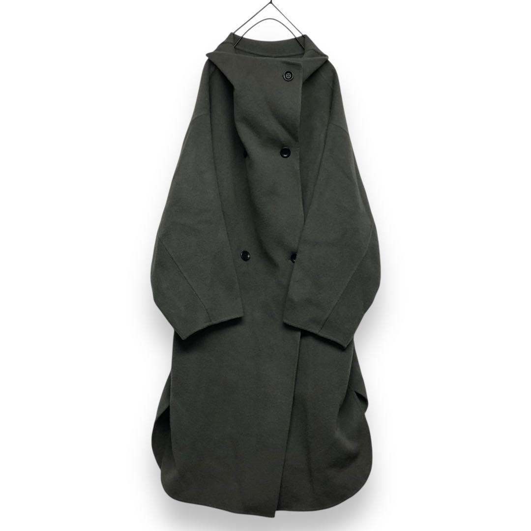 定価¥64,900 Rouge vif la cle 変形リバーコート　ウール