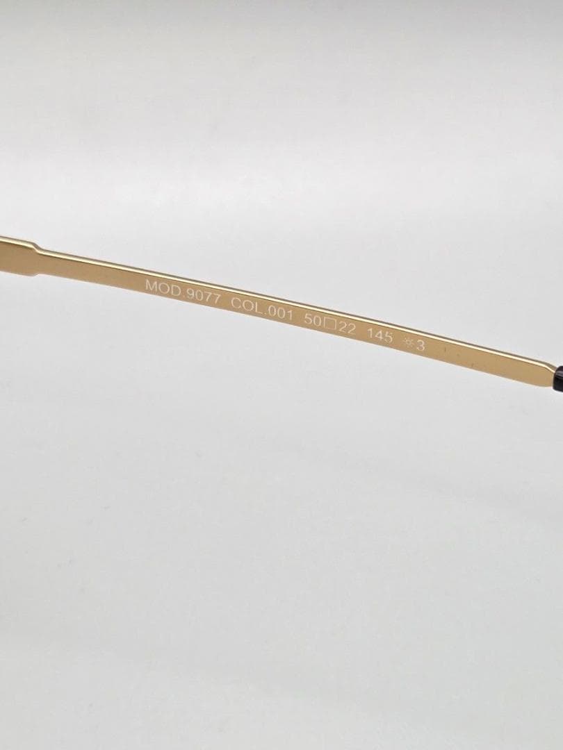 【超美品】カザール　サングラス　MOD.9077 CAZAL ゴールド