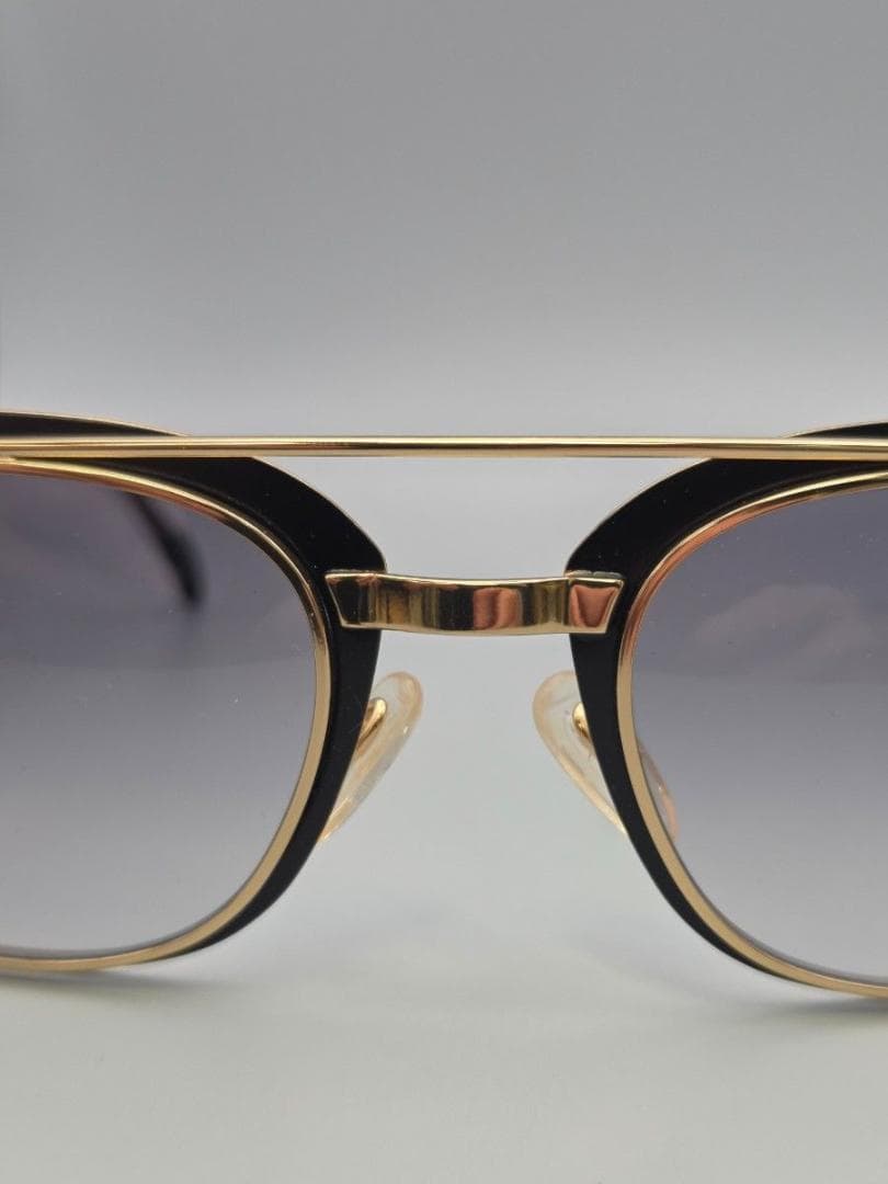 【超美品】カザール　サングラス　MOD.9077 CAZAL ゴールド