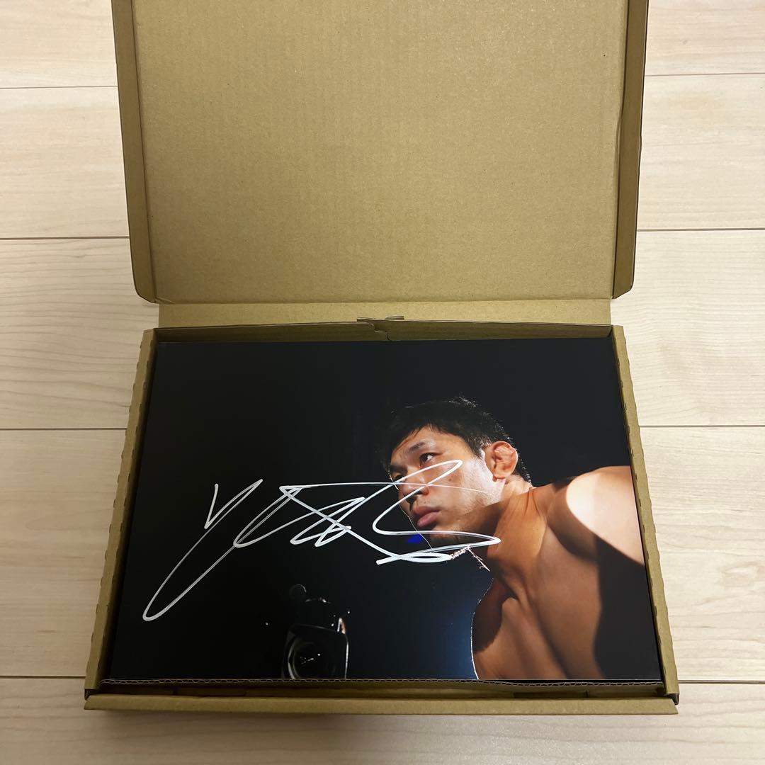 RIZIN 斎藤裕 直筆サイン入りフォトパネル大晦日　RIZIN師走の超強者祭り