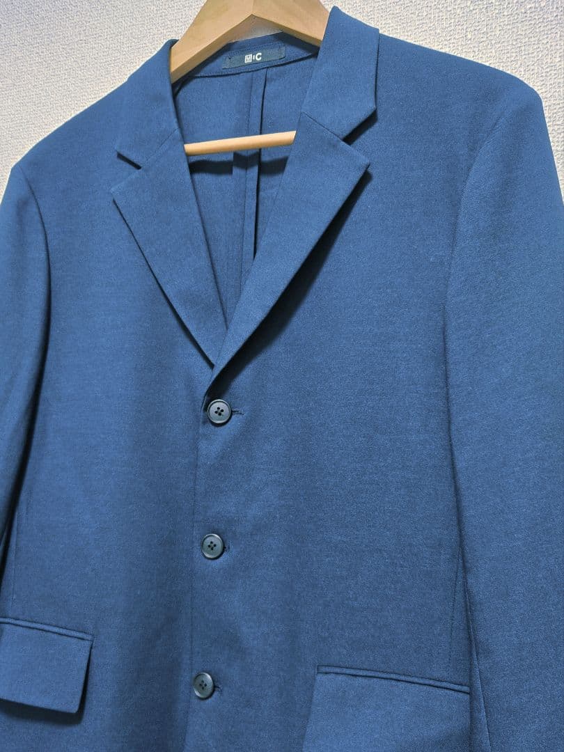 【UNIQLO : C】感動ジャケット&感動タックパンツ セットアップ ネイビー