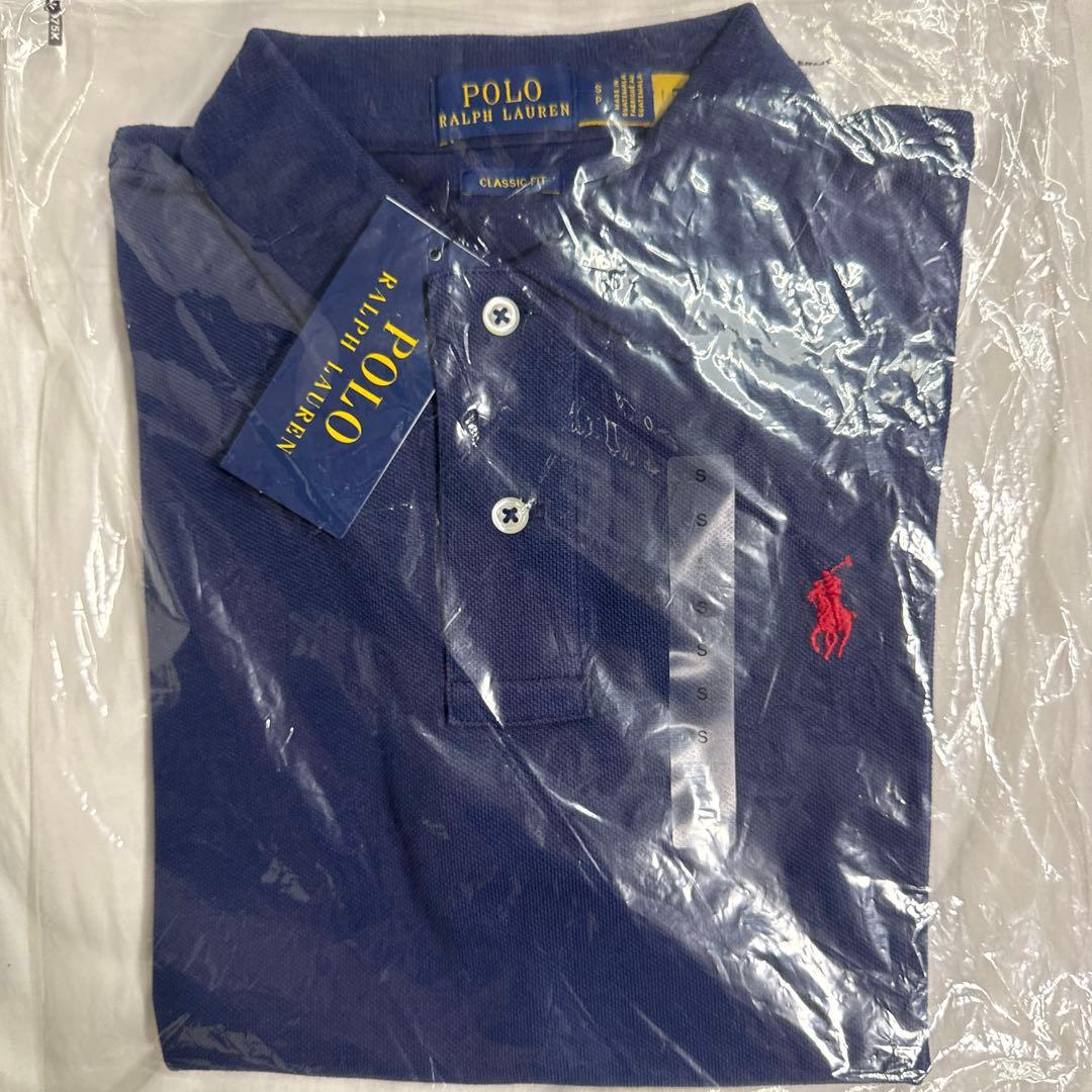 し*ぶ様 ポロ ラルフローレン ポロシャツ 新品 タグ付きクラシックフィット 紺