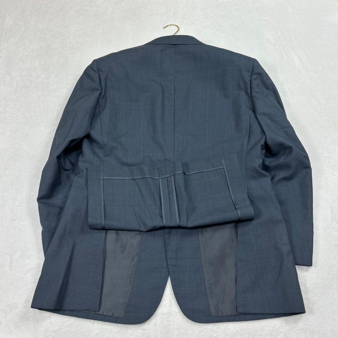 I299 美品 XL バーバリー モヘア混 スーツ上下 メンズ