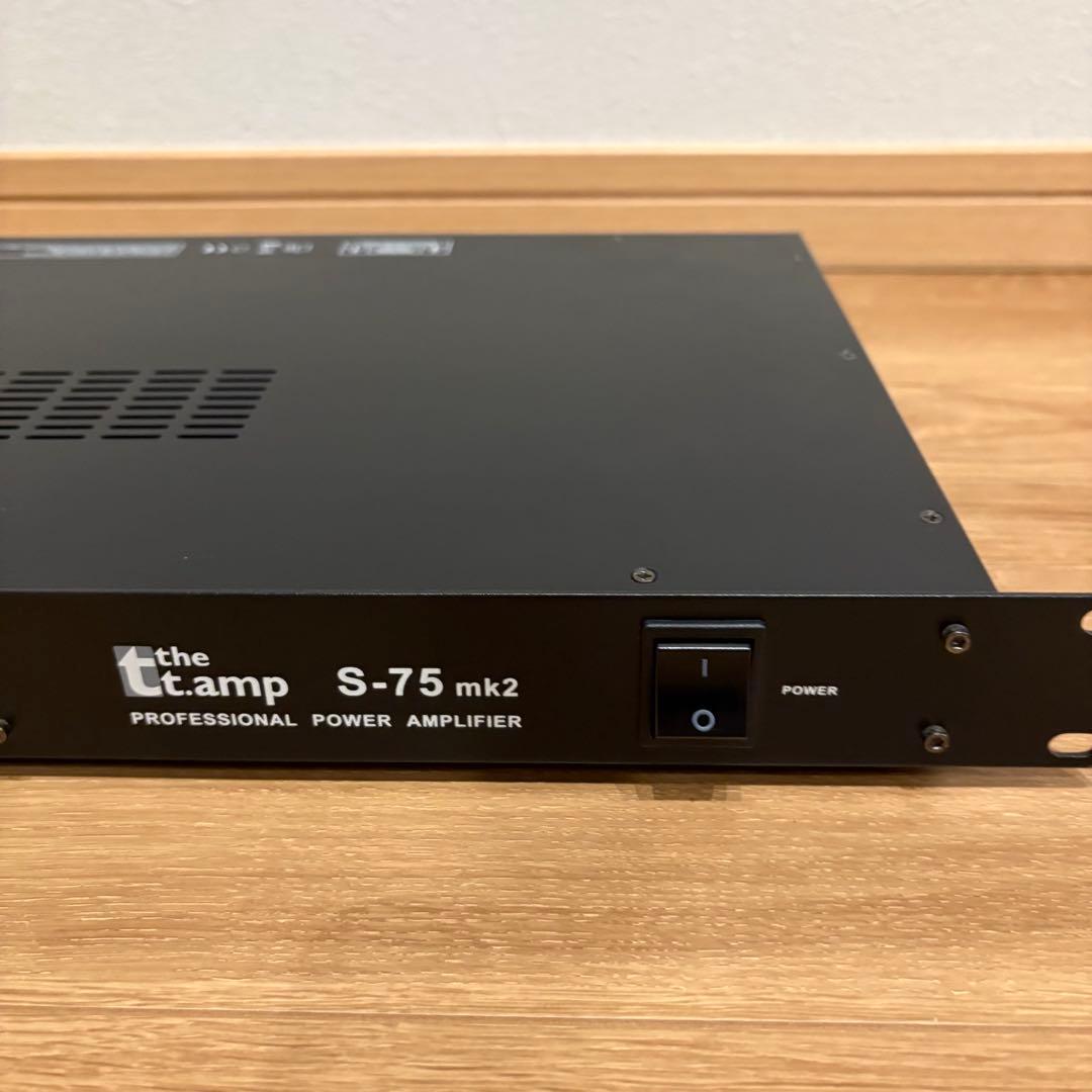 【極美品】THOMANN パワーアンプ S-75 MK2