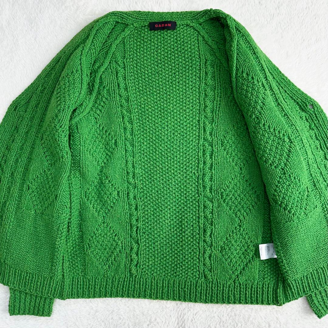 美品✨23aw CABaN キャバン ハンドニットカーディガン トゥモローランド
