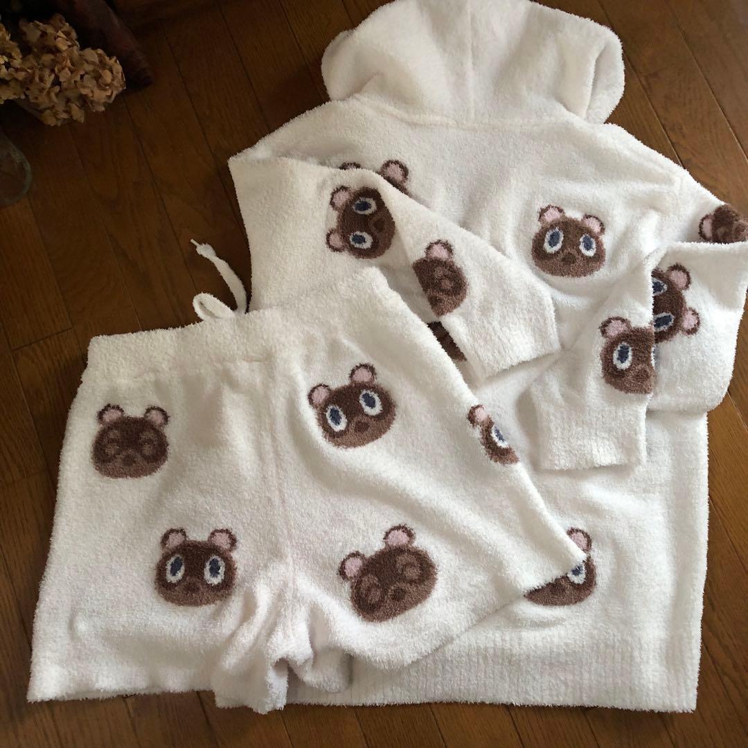 完売品！ジェラートピケ　あつ森　上下セット　つぶきち　まめきち