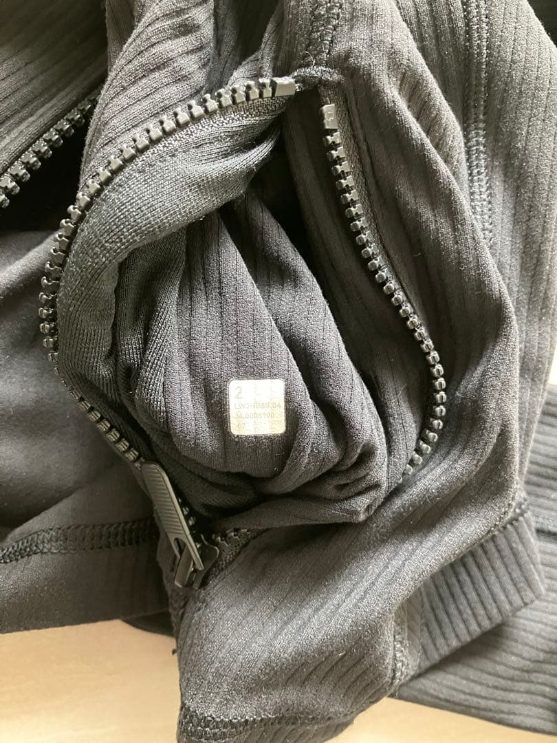 lululemonブラック ヨガウェアジャケットNulu
