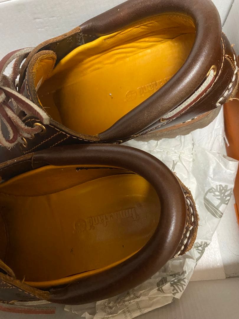 靴 Timberland 3eye 24.5cm blown US6.5