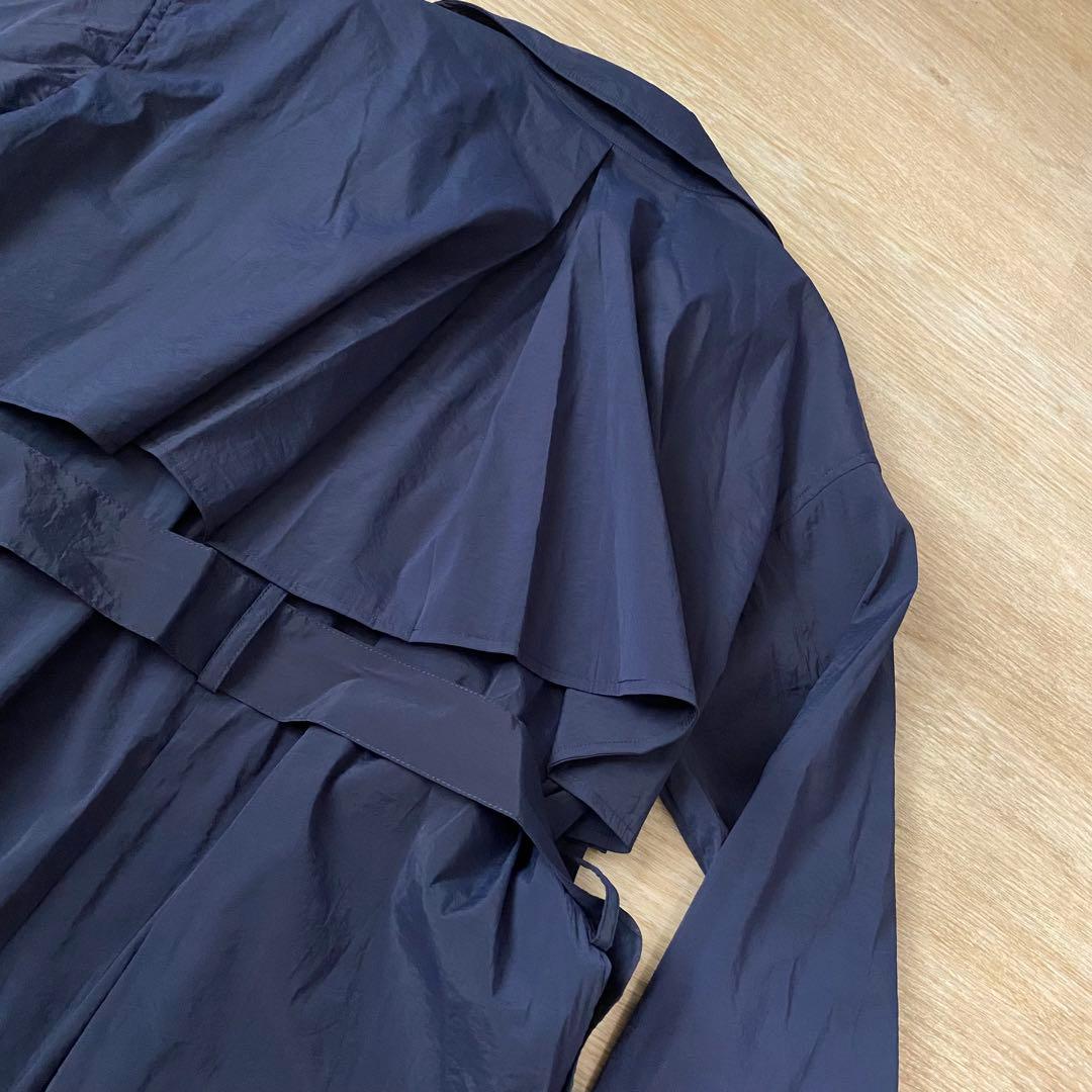 新品 ドゥクラッセ シアーストレッチ ライトトレンチコート ¥16,390