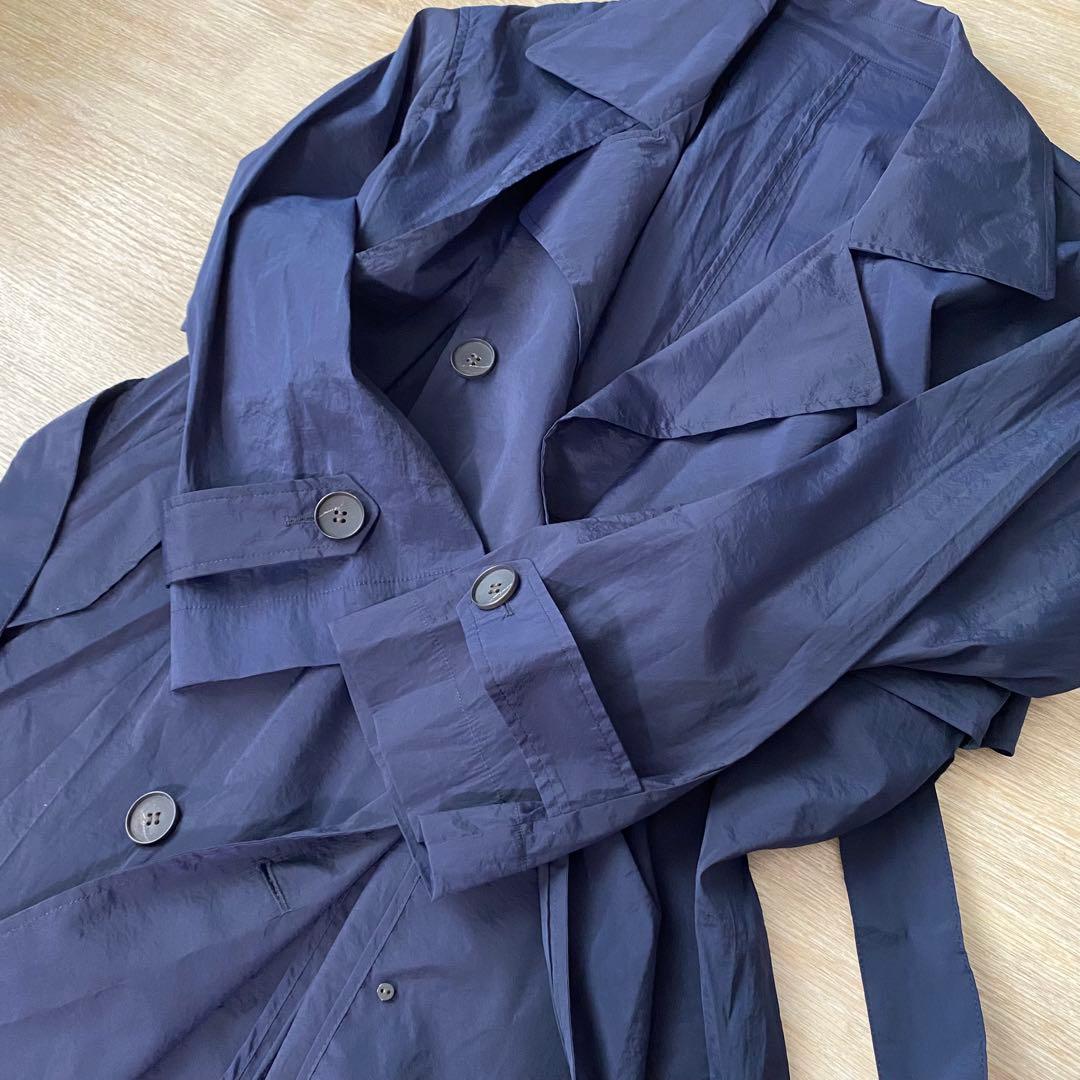 新品 ドゥクラッセ シアーストレッチ ライトトレンチコート ¥16,390