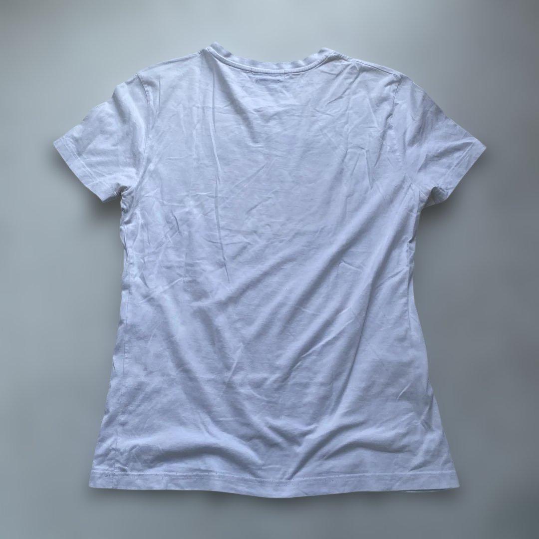 Alexander アレキサンダーマックイーン　スカル　ロゴ　Tシャツ ホワイト