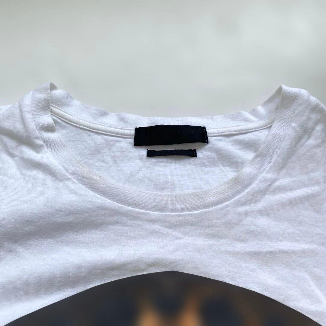 Alexander アレキサンダーマックイーン　スカル　ロゴ　Tシャツ ホワイト