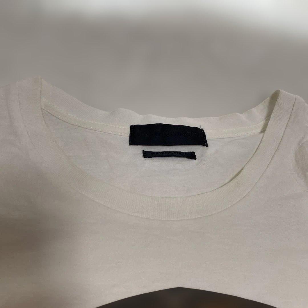 Alexander アレキサンダーマックイーン　スカル　ロゴ　Tシャツ ホワイト