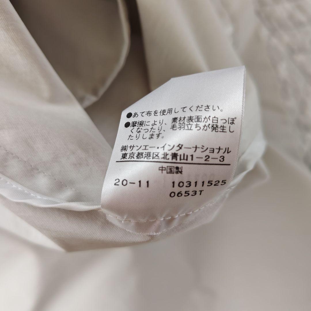 HUMAN WOMAN ヒューマンウーマンフード付きスプリングコート　美品