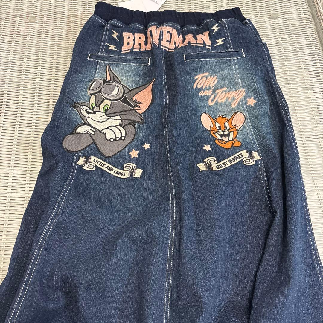 トム＆ジェリー　デニムスカート　未使用