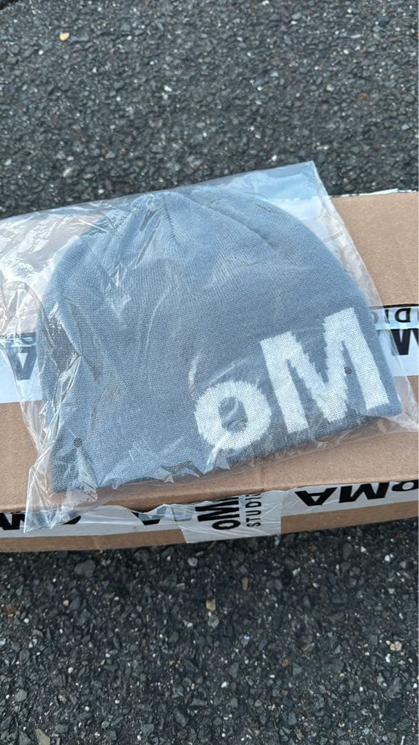 帽子 oMA MOHAIR LOGO SKULLY CLOUD