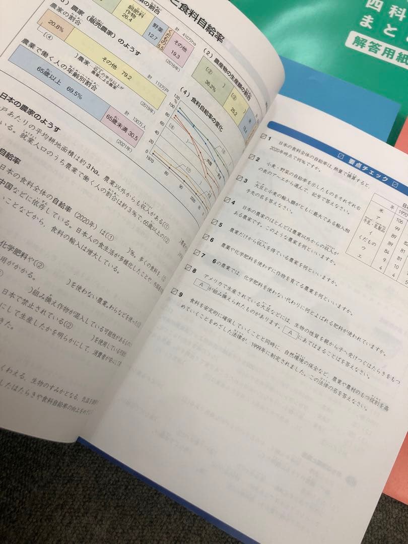 四谷大塚　四科のまとめ　国算理社　中古　書き込み解答ほぼ無し　２０２４年使用版
