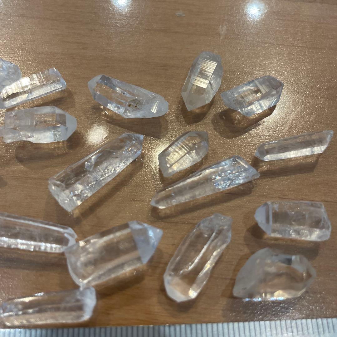 【国産鉱物】乙女鉱山産　水晶22本セット