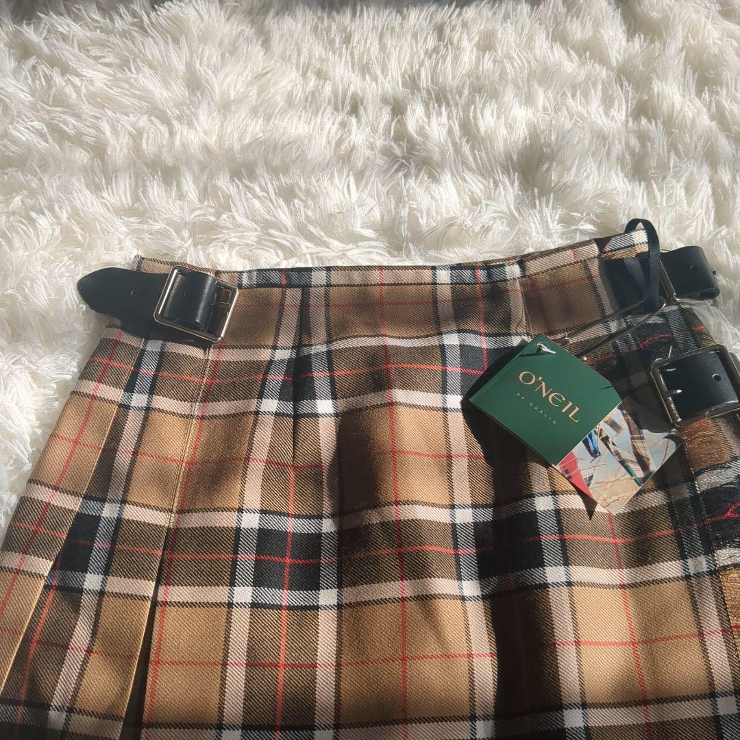タグ付き未使用✨O'NEIL of DUBLIN チェックプリーツスカート