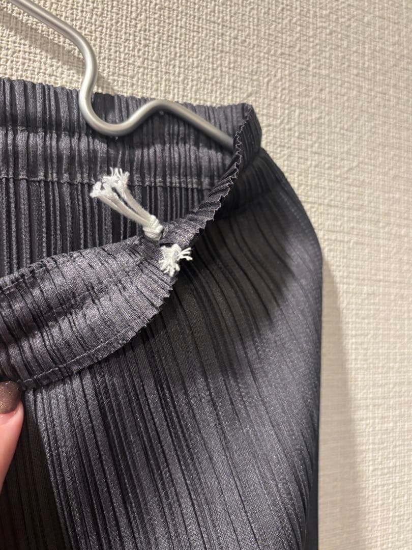 pleatspleaseスカート　グレー