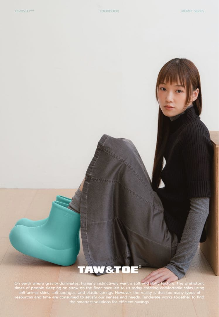 TAW&TOE zerovity murff mint ブーツ