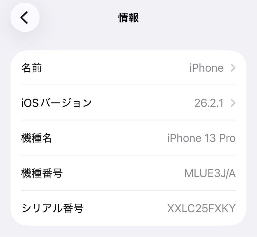 Apple iPhone 13 Pro グラファイト