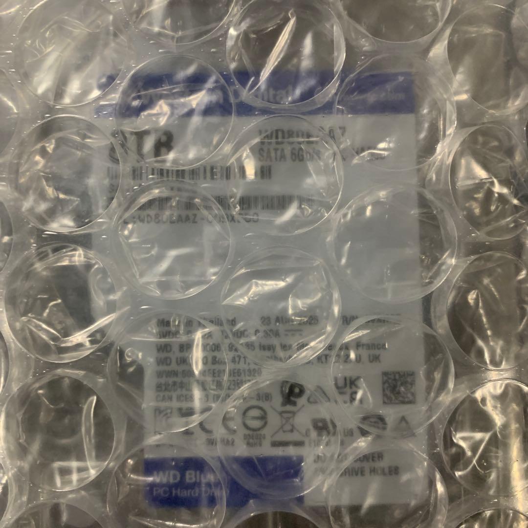 WD Blue 8TB 3.5インチ SATA6G 5640rpm 256MB