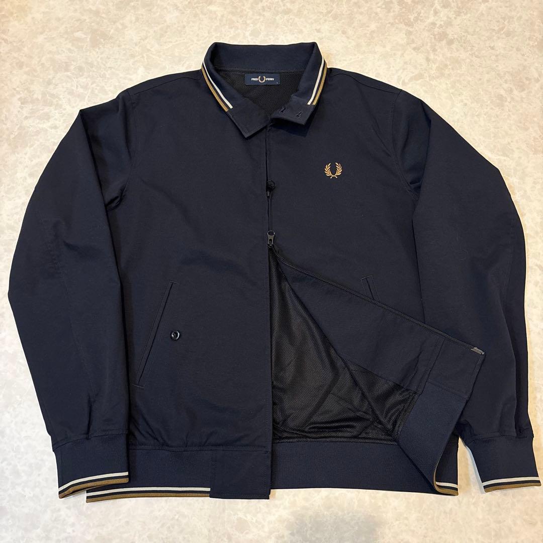FRED PERRY スウィングトップ（ハリントンジャケット）ネイビー Lサイズ
