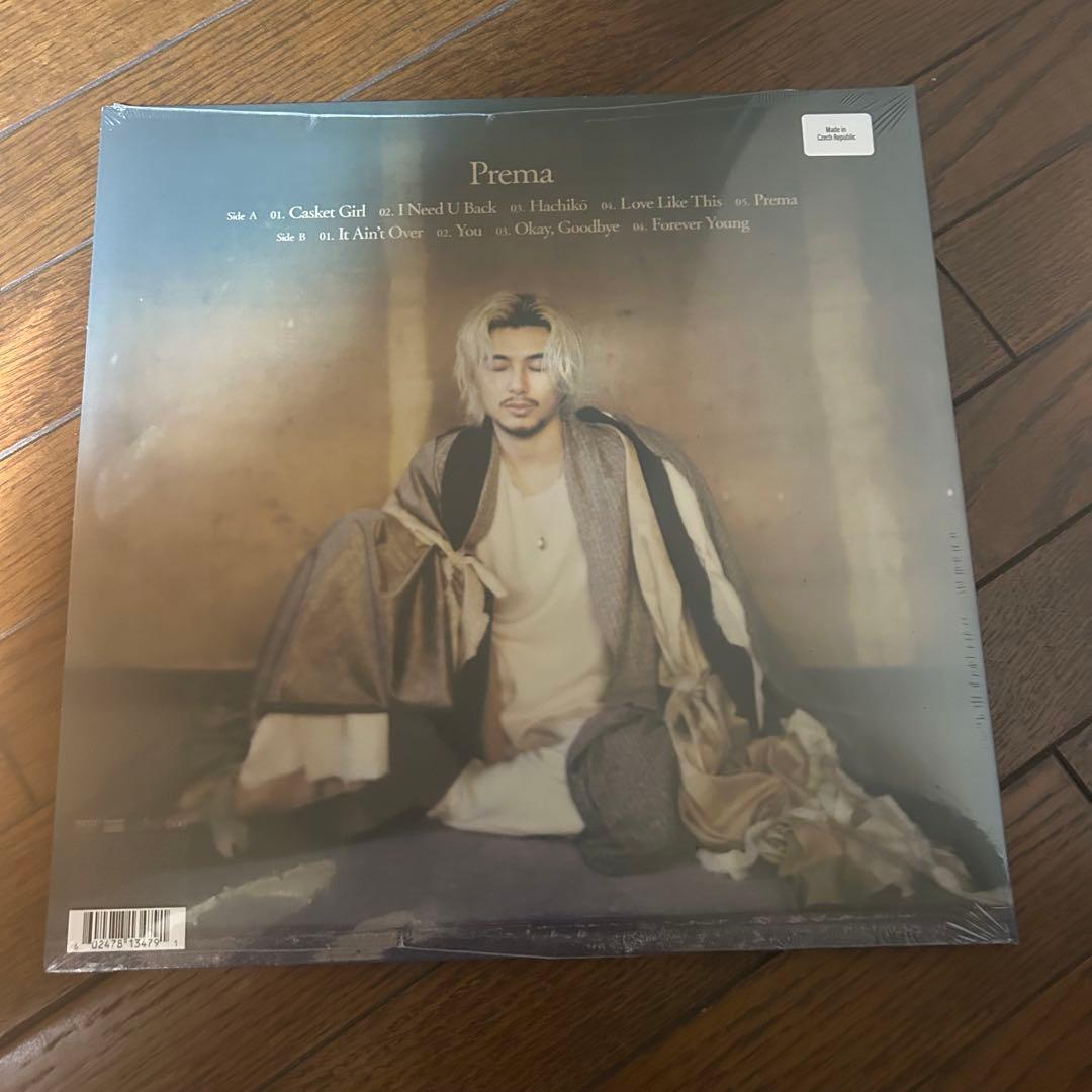 新品 藤井風 / Prema レコード LP アナログ 輸入盤